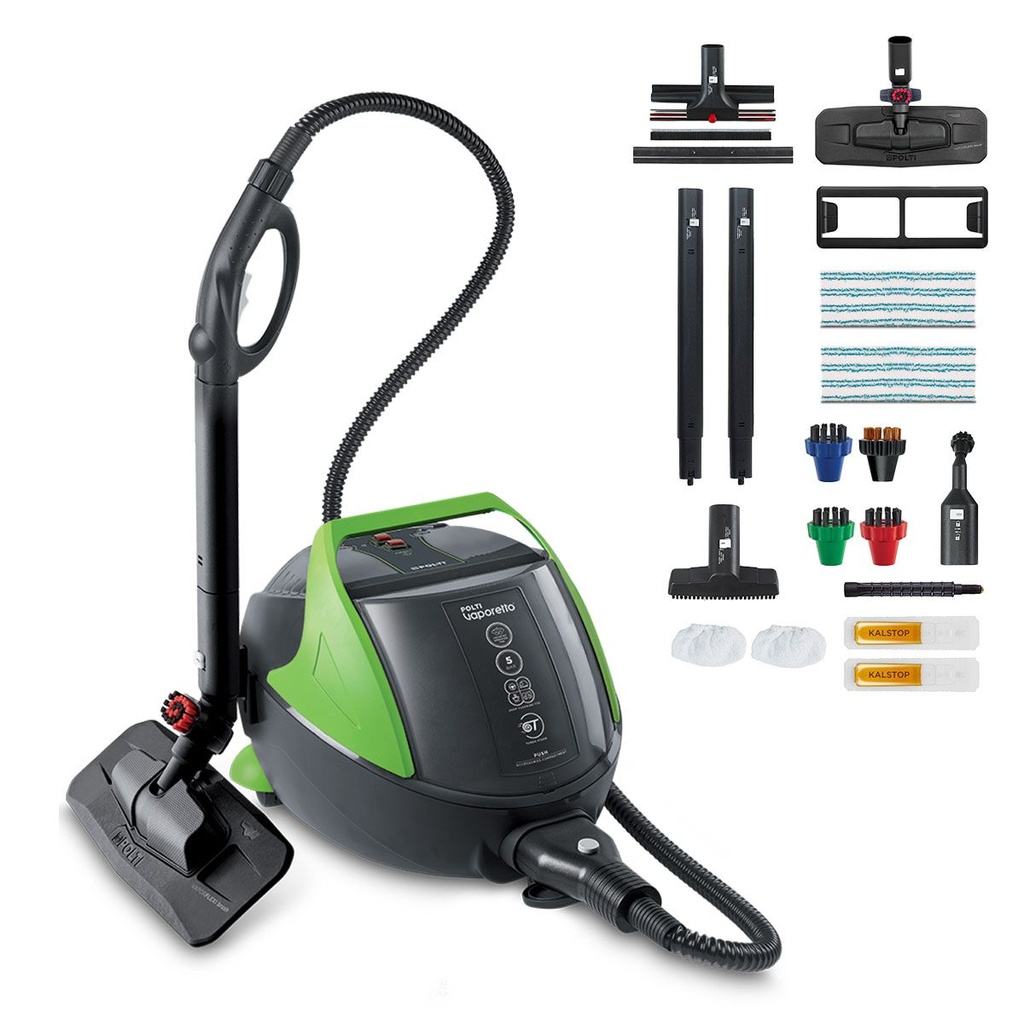 Polti Vaporetto Pro 95_Turbo Flexi, limpiador a vapor, caldera de alta presión hasta 5 bar