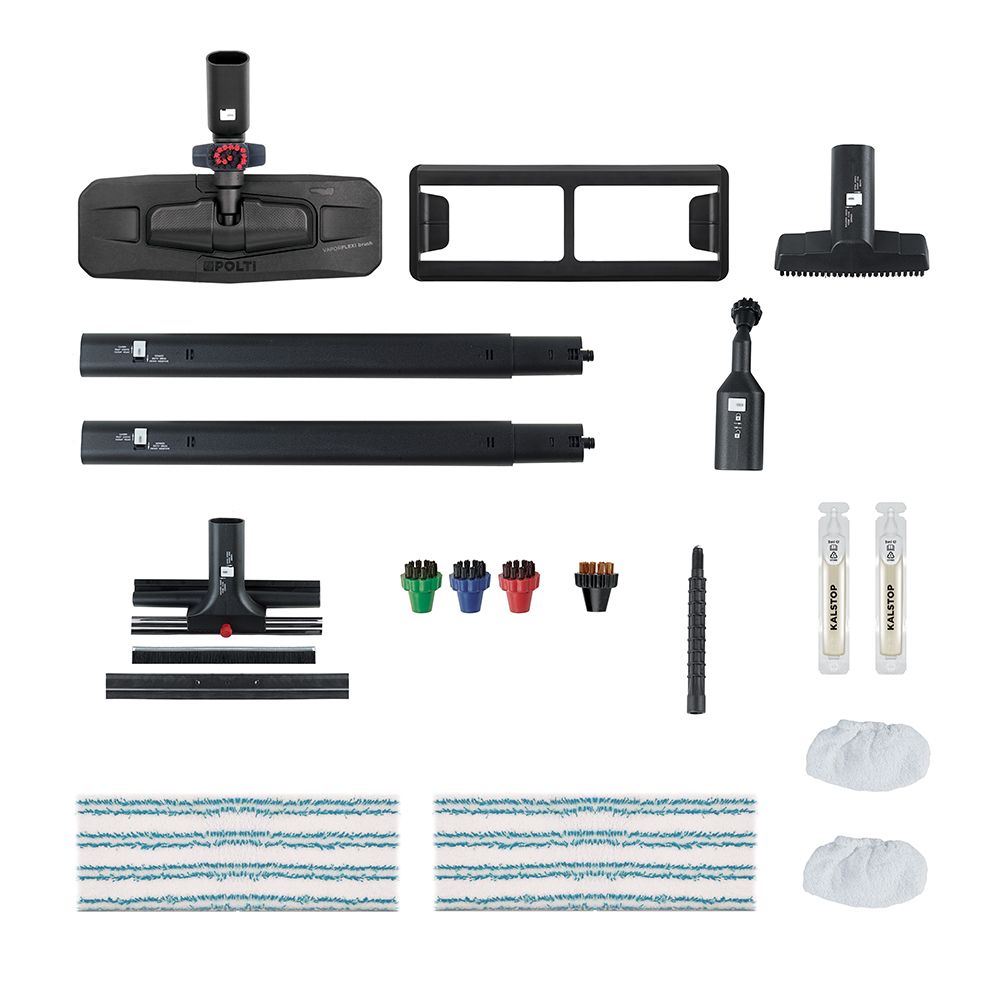 Polti Vaporetto Pro 95_Turbo Flexi, limpiador a vapor, caldera de alta presión hasta 5 bar