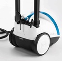 Polti Vaporetto Smart 100 B, limpiador a vapor con caldera de alta presión de 4 bares, autonomía ilimitada y recarga continua, 9 accesorios incluidos