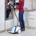 Polti Vaporetto Smart 100 B, limpiador a vapor con caldera de alta presión de 4 bares, autonomía ilimitada y recarga continua, 9 accesorios incluidos