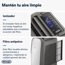 DeLonghi DNS80, deshumificador, 2.8l, ionizador, silencioso, color gris