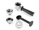 DeLonghi EC260.BK, cafetera de bomba tradicional, 15 bar, 2 tazas, color negro/inox
