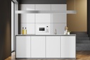 Midea MBMTG820H-WH, microondas integrable, 20l, con grill, 800w, color blanco