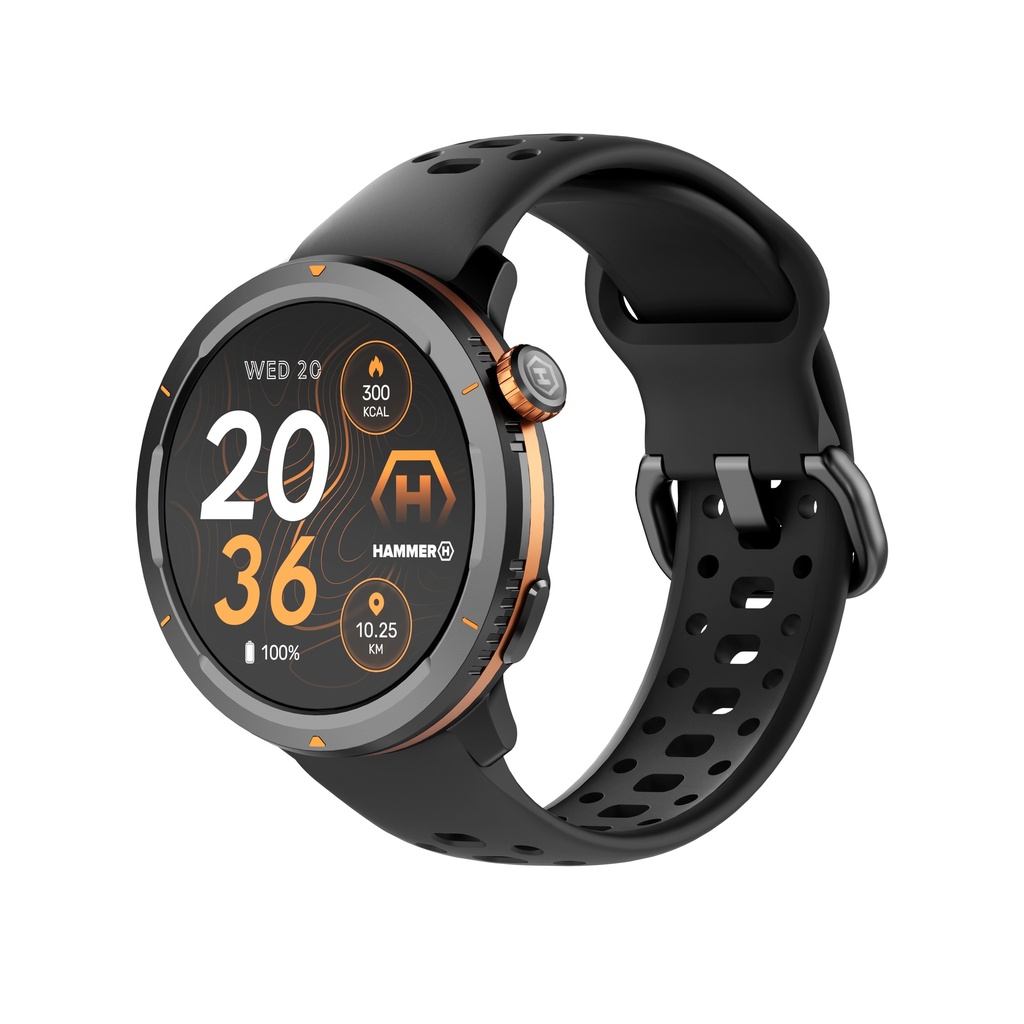 Reloj HAMMER WATCH 2 LITE, Pantalla 1,43" AMOLED, 60 modos deportivos, Resistente al agua, Batería hasta 15 días de duración