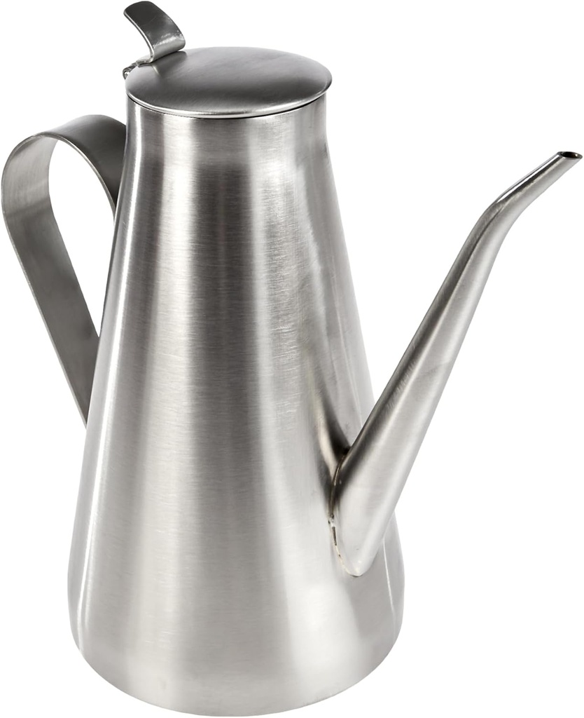 BRA A060503, aceitera profesional, 750ml, acero inox, sistema anti goteo