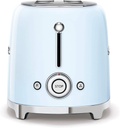 Smeg TSF02PBEU, tostadora, ranuras extralargas, 6 niveles de tostado, color azul