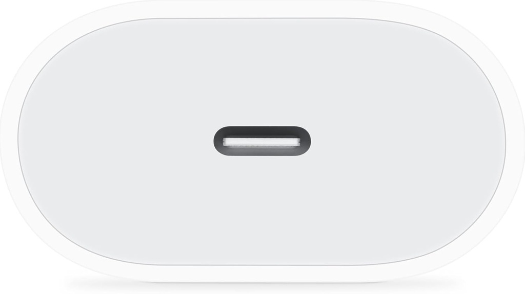 Apple MUVV3ZM, adaptador de corriente USB-C, 20w, carga rápida