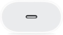 Apple MUVV3ZM, adaptador de corriente USB-C, 20w, carga rápida