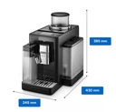 DeLonghi EXAM440.55.B, cafetera superautomática Rivelia, LatteCrema Hot, Bean Switch, 16 bebidas, 15 bares, negro