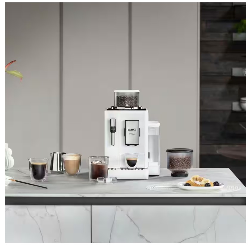 DeLonghi EXAM440.35.B, cafetera superautomática Rivelia, Bean Switch, 8 bebidas, 19 bares, negro (copia)