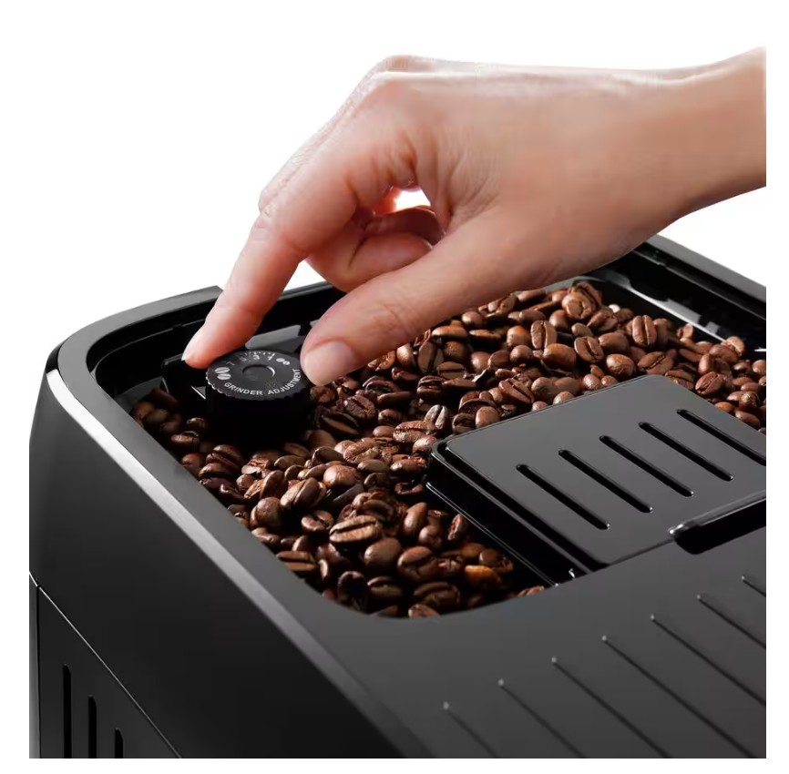 DeLonghi ECAM320.70.TB, cafetera superautomática Magnifica Plus, LatteCrema Hot, 15 bares, 18 bebidas, color gris