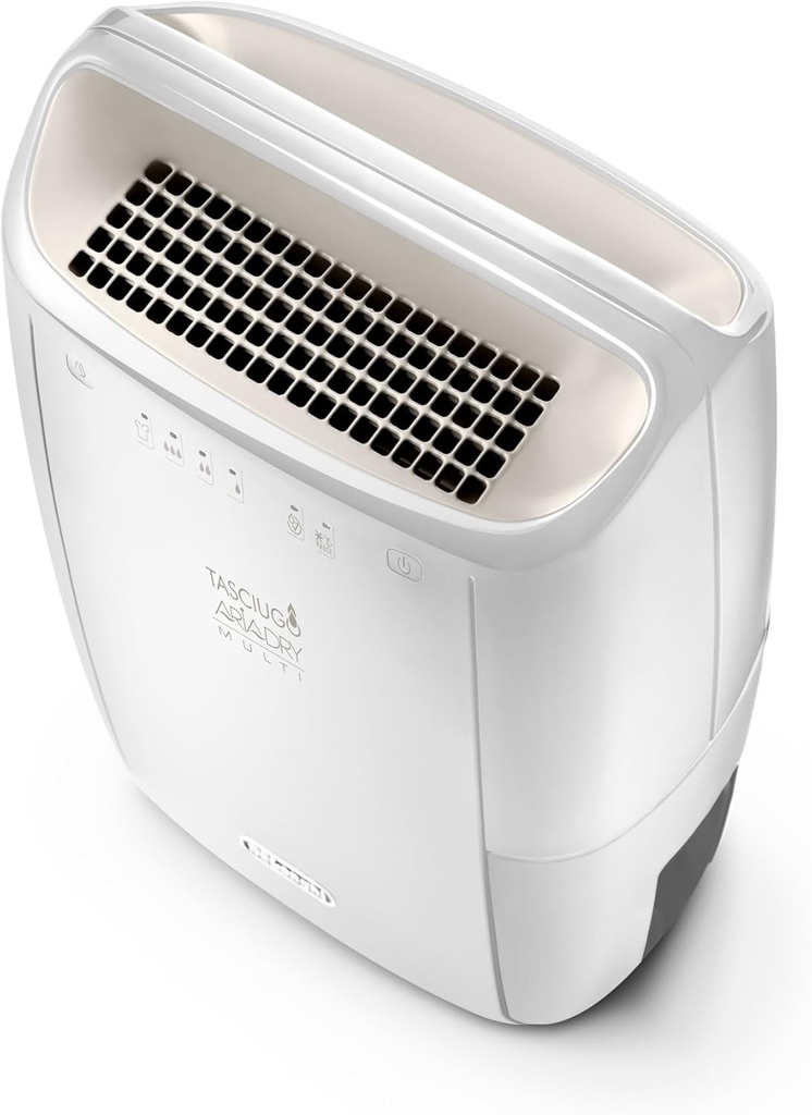 DeLonghi DEX210SF, deshumidificador Tasciugo AriaDry, 2,1l, silencioso, color blanco