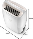 DeLonghi DEX210SF, deshumidificador Tasciugo AriaDry, 2,1l, silencioso, color blanco