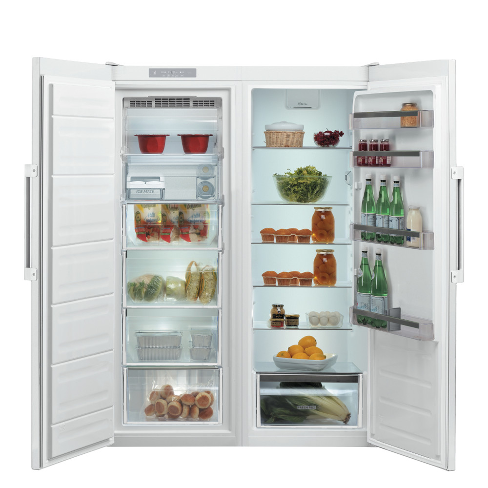 Whirlpool UW6 F2Y WBI F 2, congelador vertical, 167x59,5cm, NoFrost, blanco, clase E