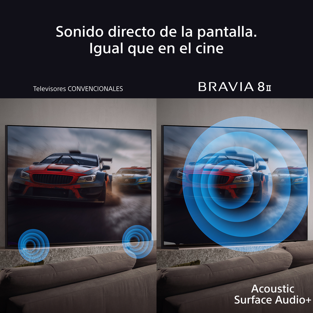 Sony K55XR8M2, Bravia 8 II, QD-OLED, 55", 4K Ultra HD, HDR, Google TV