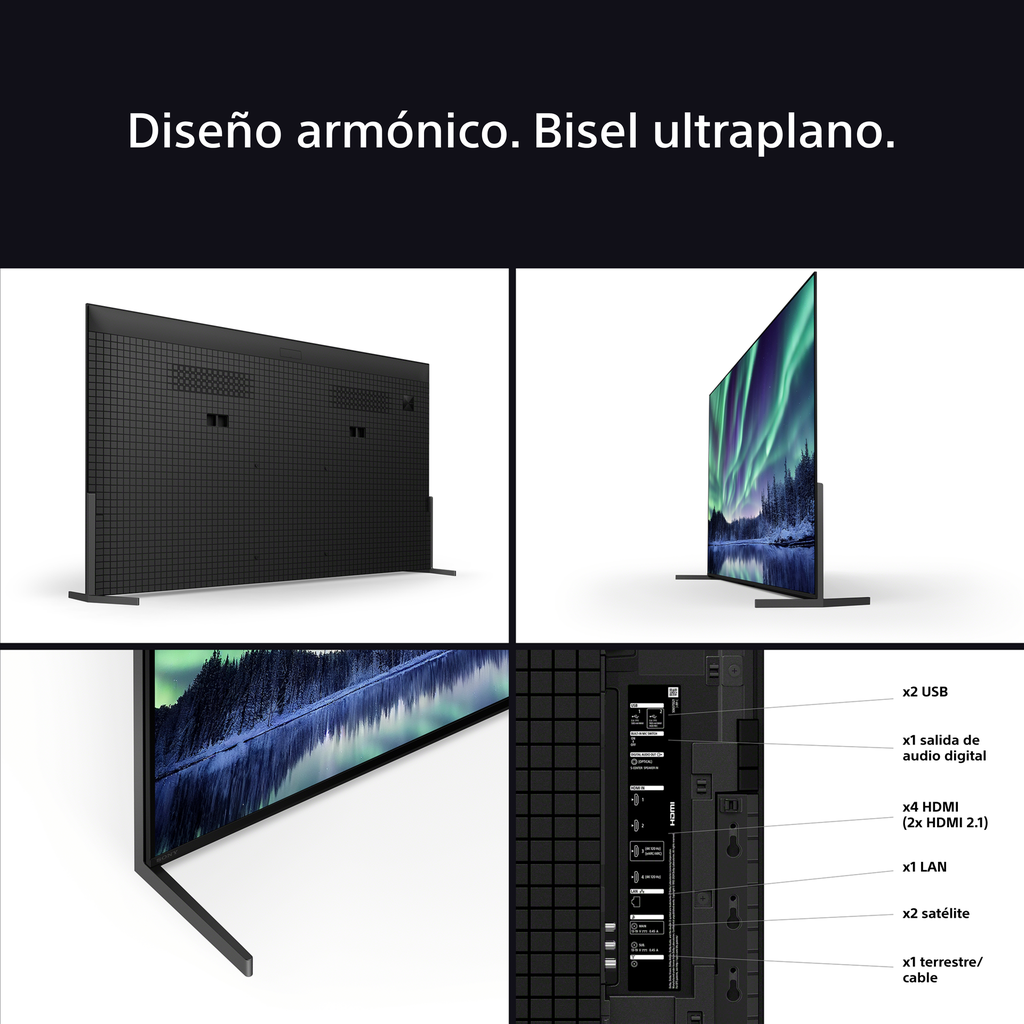 Sony K55XR8M2, Bravia 8 II, QD-OLED, 55", 4K Ultra HD, HDR, Google TV