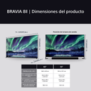 Sony K55XR8M2, Bravia 8 II, QD-OLED, 55", 4K Ultra HD, HDR, Google TV