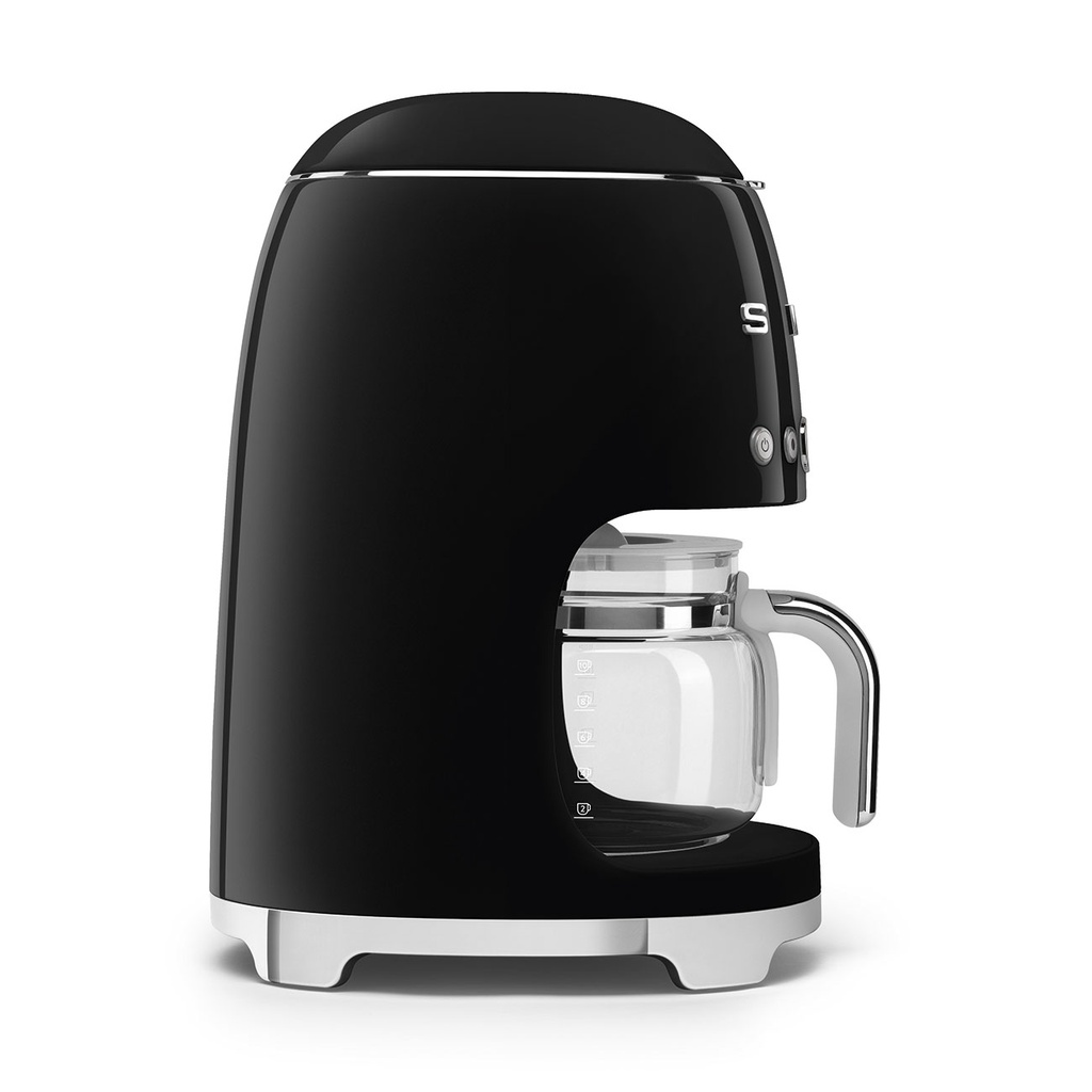SMEG DCF02BLEU, cafetera de goteo, 50's Style, deposito de 1,25l, 1050W, negro