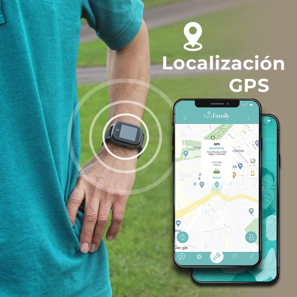 Reloj Save Family Senior, Localización GPS, Llamadas SOS, Aviso de caídas