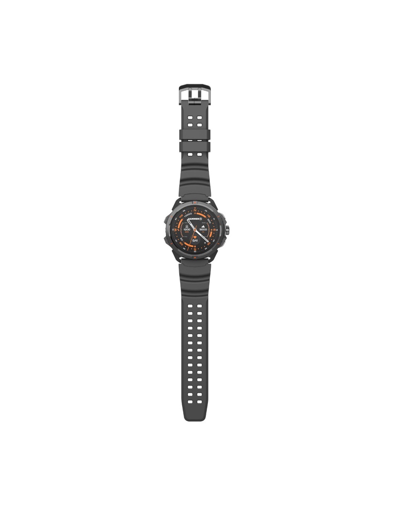 Reloj HAMMER WATCH 2, Pantalla 1,5" AMOLED, 60 modos deportivos, Resistente al agua, Batería hasta 15 días de duración, Saturación de oxigeno en sangre, linterna led