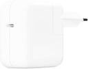 Adaptador de corriente apple, USB-C, 30W carga rápida, compatible para iPhone y Mac