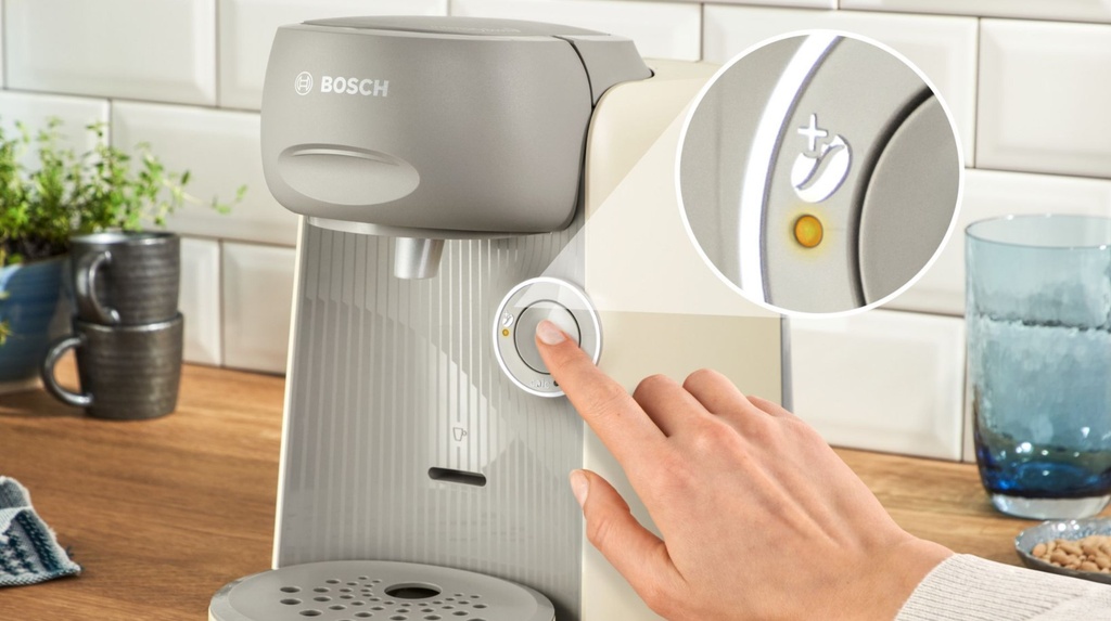 Bosch TAS16B7, cafetera, Tassimo Intellibrew, más de 40 bebidas, sistema Single-Serve, beige