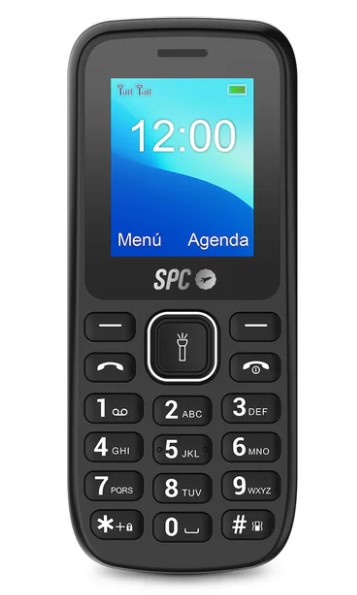 SPC TALK, Teléfono senior, Pantalla 1,77", Cámara, Linterna, Batería 800mAh, Bluetooth, Dual Sim