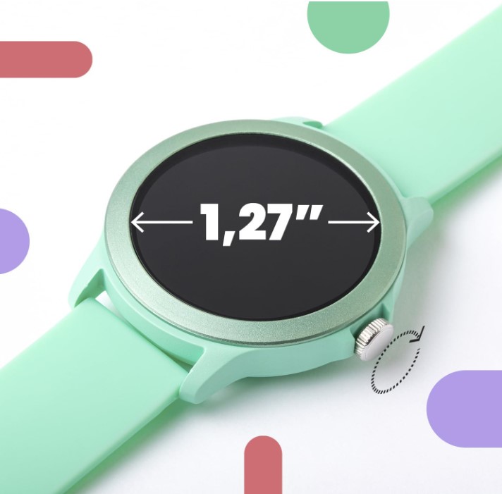 Reloj SPC SMARTEE DUO VIVO, Pantalla 1,27", 100 modos deportivos, Notificaciones y llamadas telefonicas, waterproof IP68, Batería larga duración