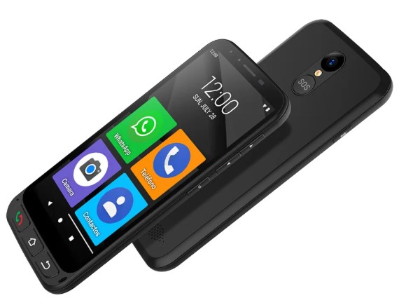 SPC Zeus 4G, Smartphone para Personas Mayores 4G, Modo Fácil con Iconos Grandes, botón SOS