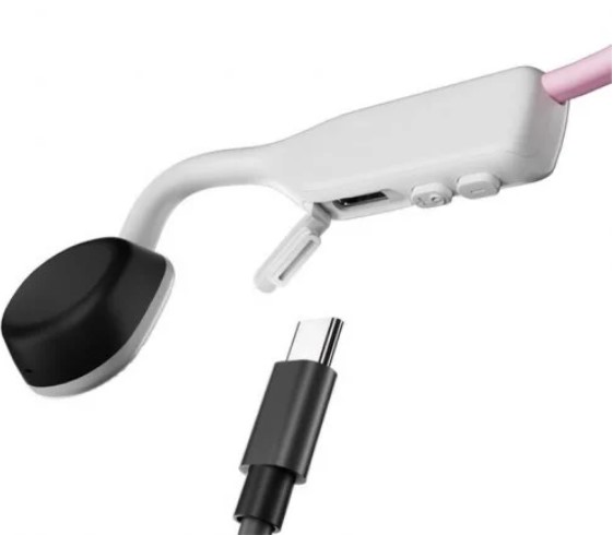 Shokz OpenMove, Auriculares conducción ósea, Diseño Open-Ear, resistente al agua IP55, autonomía 6h