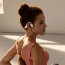 Shokz OpenMove, Auriculares conducción ósea, Diseño Open-Ear, resistente al agua IP55, autonomía 6h