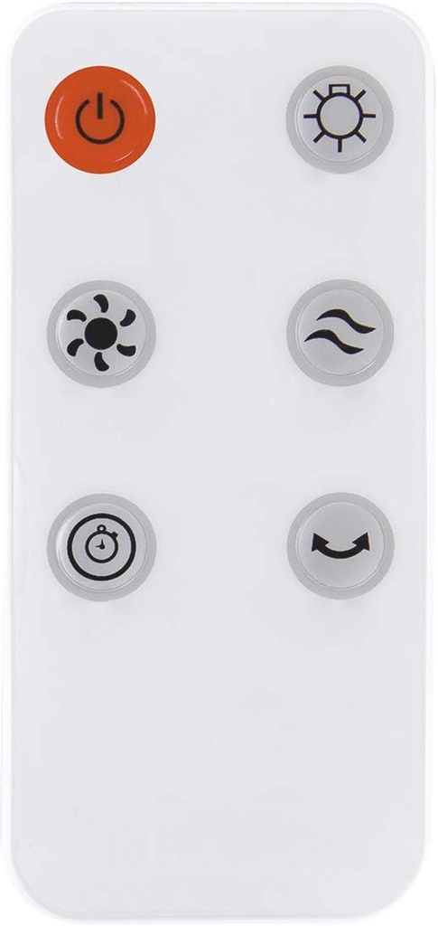 Orbegozo TWM 1000, torre de ventilación, 50W, 3 velocidades, panel táctil, mando a distancia, silencioso, blanco