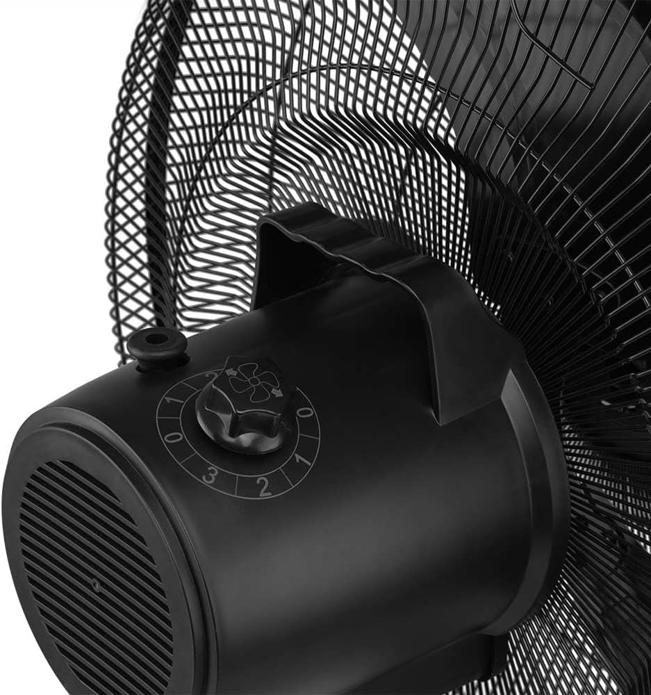 Orbegozo PWO 0845, ventilador industrial, 110W, 3 velocidades, 3 posiciones, negro