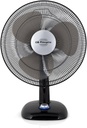 Orbegozo TF 0124, ventilador de mesa, 25W, 2 velocidades, oscilante, negro