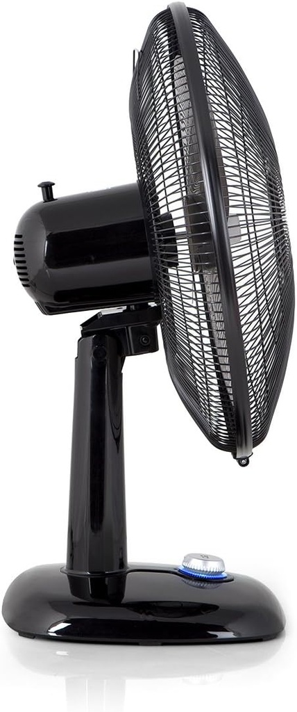 Orbegozo TF 0124, ventilador de mesa, 25W, 2 velocidades, oscilante, negro
