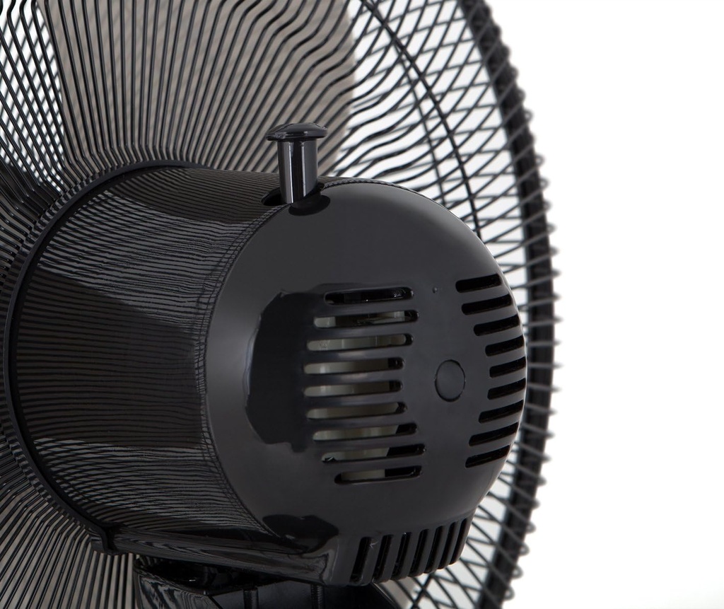 Orbegozo TF 0124, ventilador de mesa, 25W, 2 velocidades, oscilante, negro