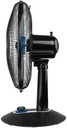 Orbegozo TF 0149, ventilador de mesa, 60W, 2 velocidades + Turbo + Silent, Oscilación automática