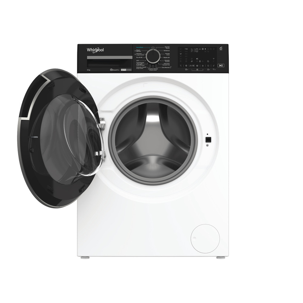 Whirlpool WPM 07W ADS, lavadora de carga frontal, 1400rpm, 10kg, blanca, clase A