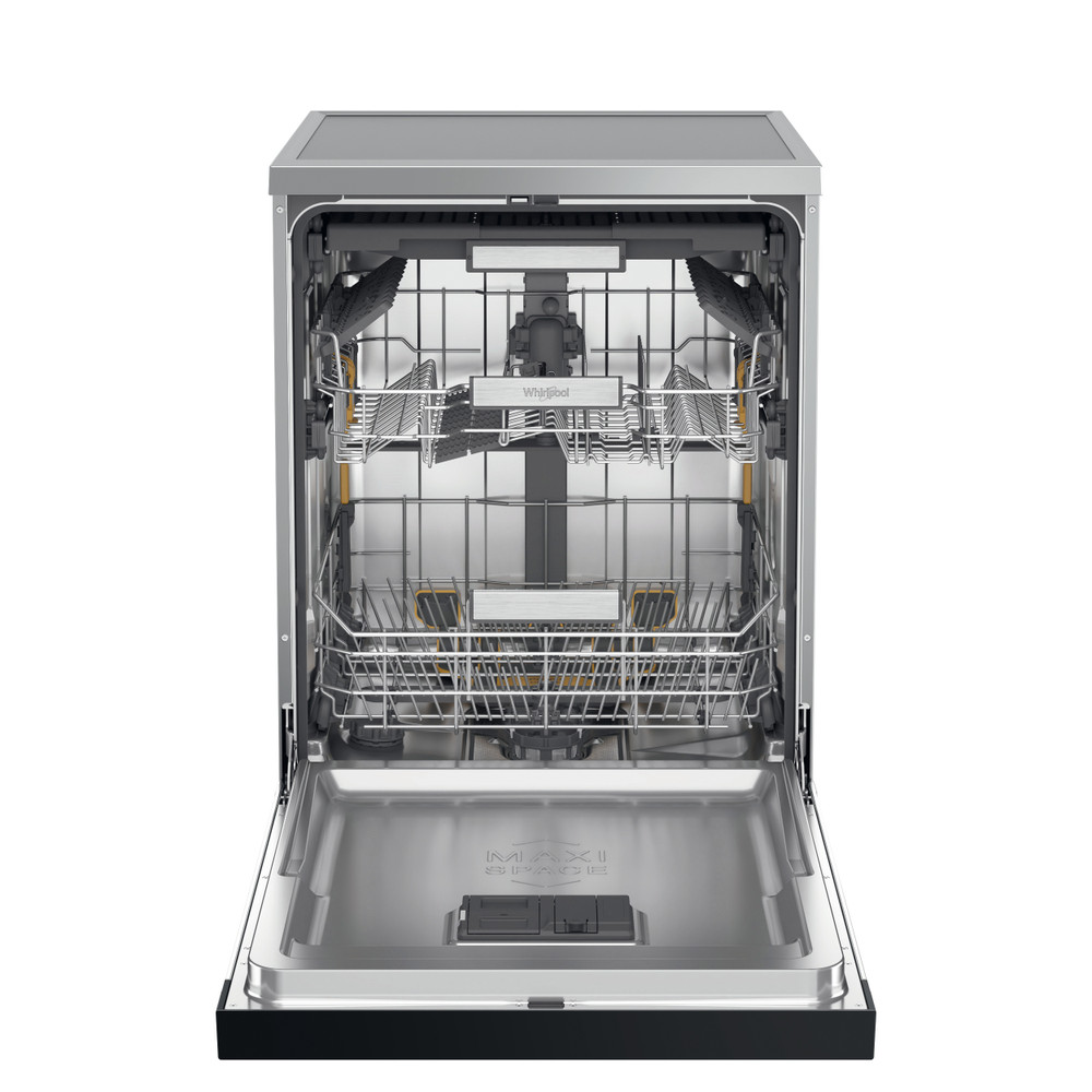 Whirlpool W7F HS41 X, lavavajillas libre instalación, 60cm, 15 cubiertos, PowerClean Pro, blanco, clase C
