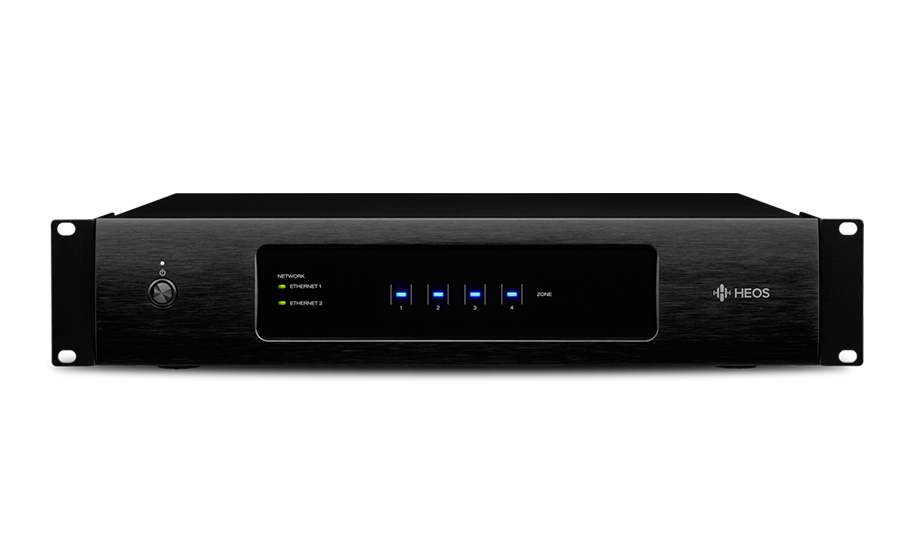 Amplificador Denon Heos Drive HS2, 4 zonas, 8 canales de amplificación 70w, multiroom HEOS.
