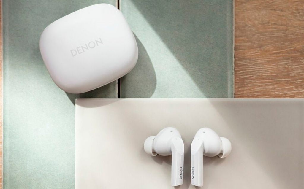Auriculares Inalámbricos Denon AHC840NW, Noise cancelling, Resistente al agua IPX4, Batería hasta 35h