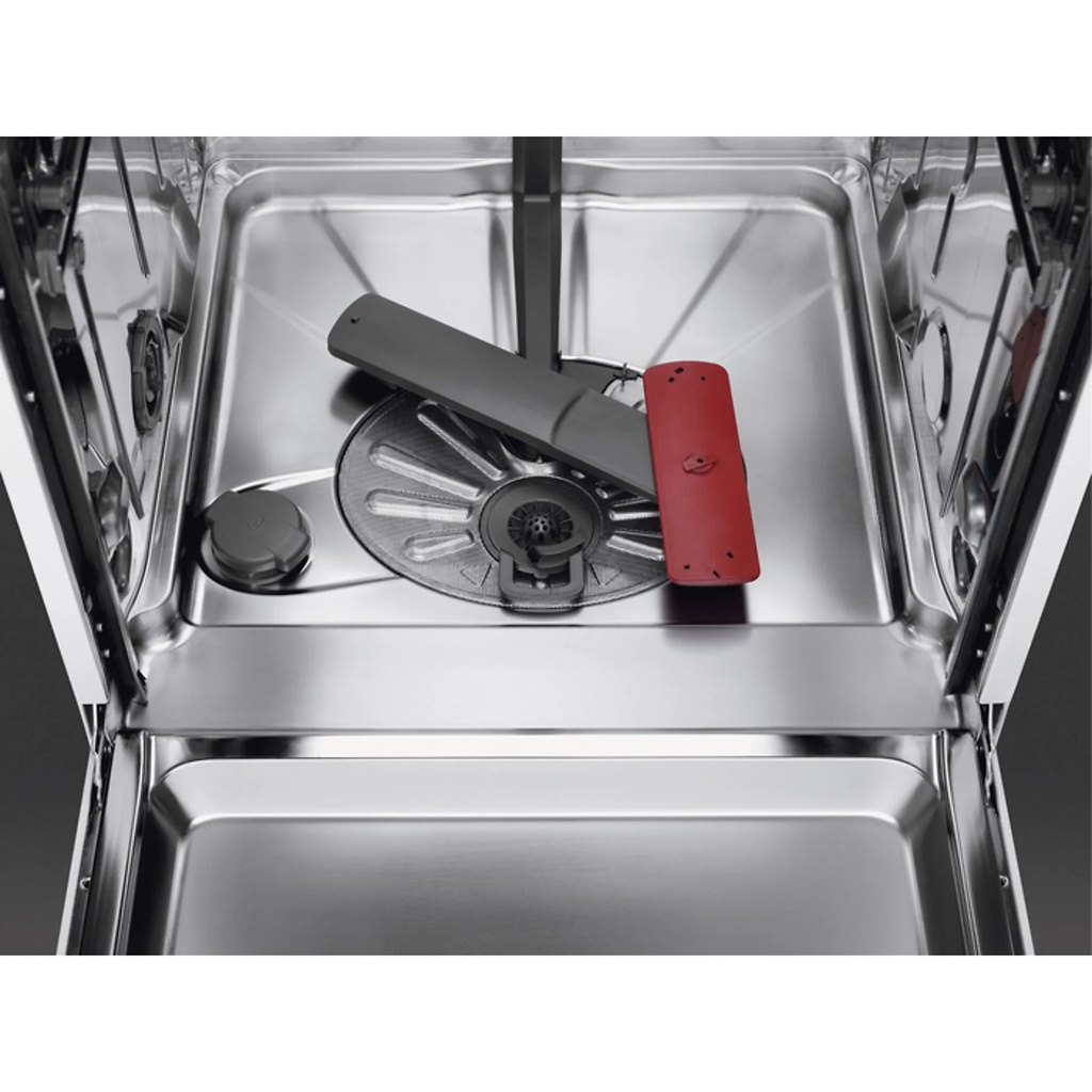 AEG FFB74927ZM, Lavavajillas 14 servicios, 8 programas, 60 cm, Sistema AirDry, Inox