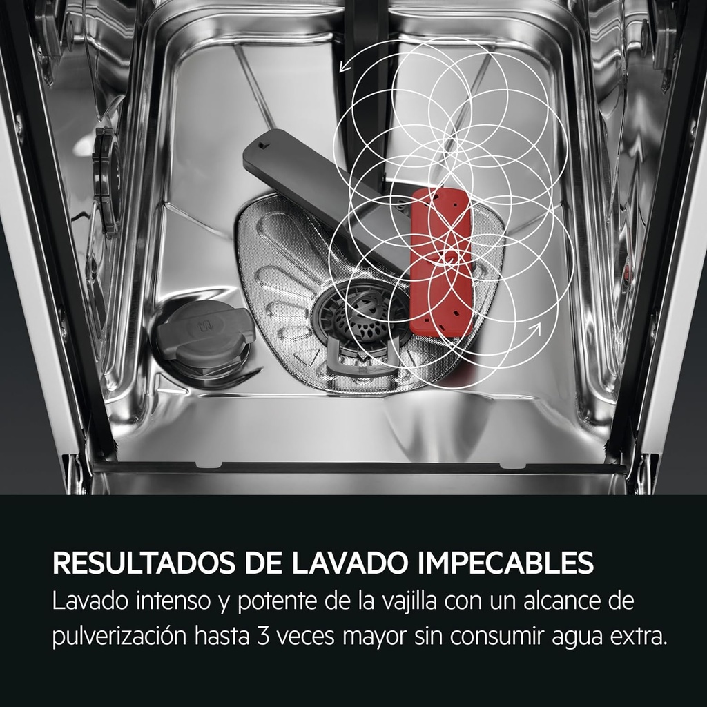AEG FSB53617Z, Lavavajillas integrable de 60 cm Serie 6000 SatelliteClean para 13 cubiertos