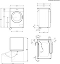 Electrolux EA2F6821CF, lavadora carga frontal, libre instalación, serie 500, 8kg, 1200rpm, AutoSense, blanco, clase A