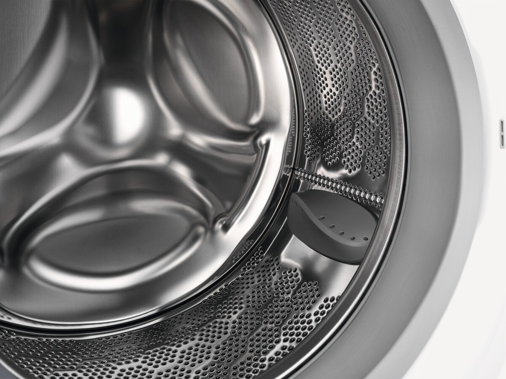AEG LFA6I8275A, lavadora de carga frontal, 8kg, 1200rpm, motor invert, programa rápido, blanca/silver, clase A