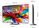 LG 65QNED93A6, TV QNED 65" MiniLed, 4K Ultra HD, 120Hz, webOS 25, procesador α8 AI Gen2, Smart TV