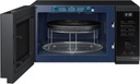 Samsung MG23DG4524CGE1, Microondas con Grill 23L 800W Modo Eco, Auto Cook Negro