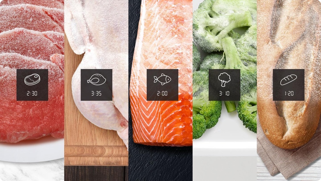Samsung MG23DG4524CGE1, Microondas con Grill 23L 800W Modo Eco, Auto Cook Negro