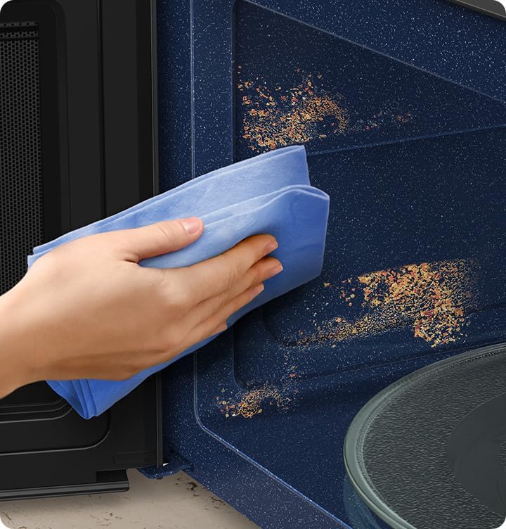 Samsung MG23DG4524CGE1, Microondas con Grill 23L 800W Modo Eco, Auto Cook Negro