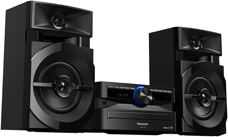 Panasonic SCUX100EK Mini System Microcadena (USB, Bluetooth, Acabado Mate, Estereo, MAX JukeBox, 300 W RMS